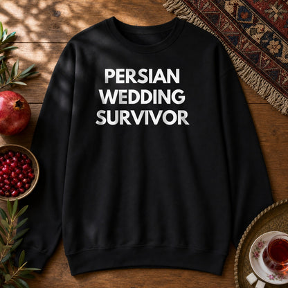 Persian Wedding Survivor Sweatshirt - Black