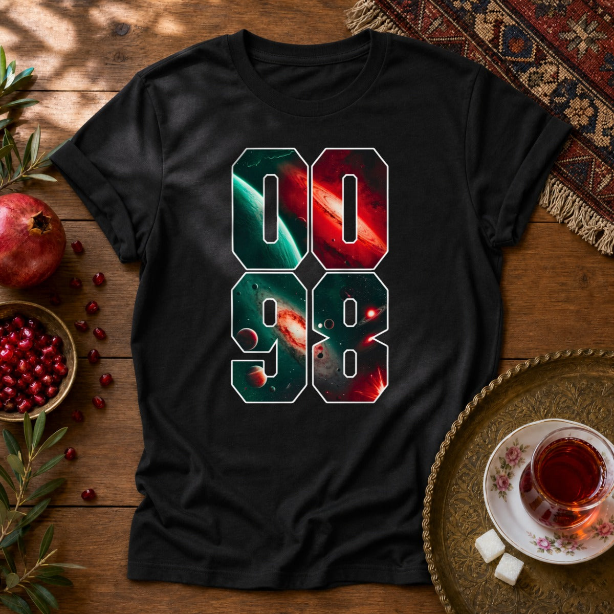 0098 Galaxy Unisex T-Shirt - Black