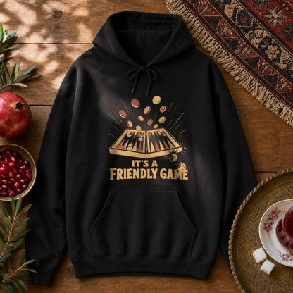 It's a Friendly Game Hoodie - Black