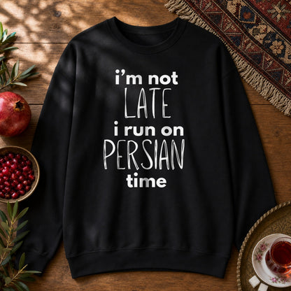 Persian Time Sweatshirt - Black
