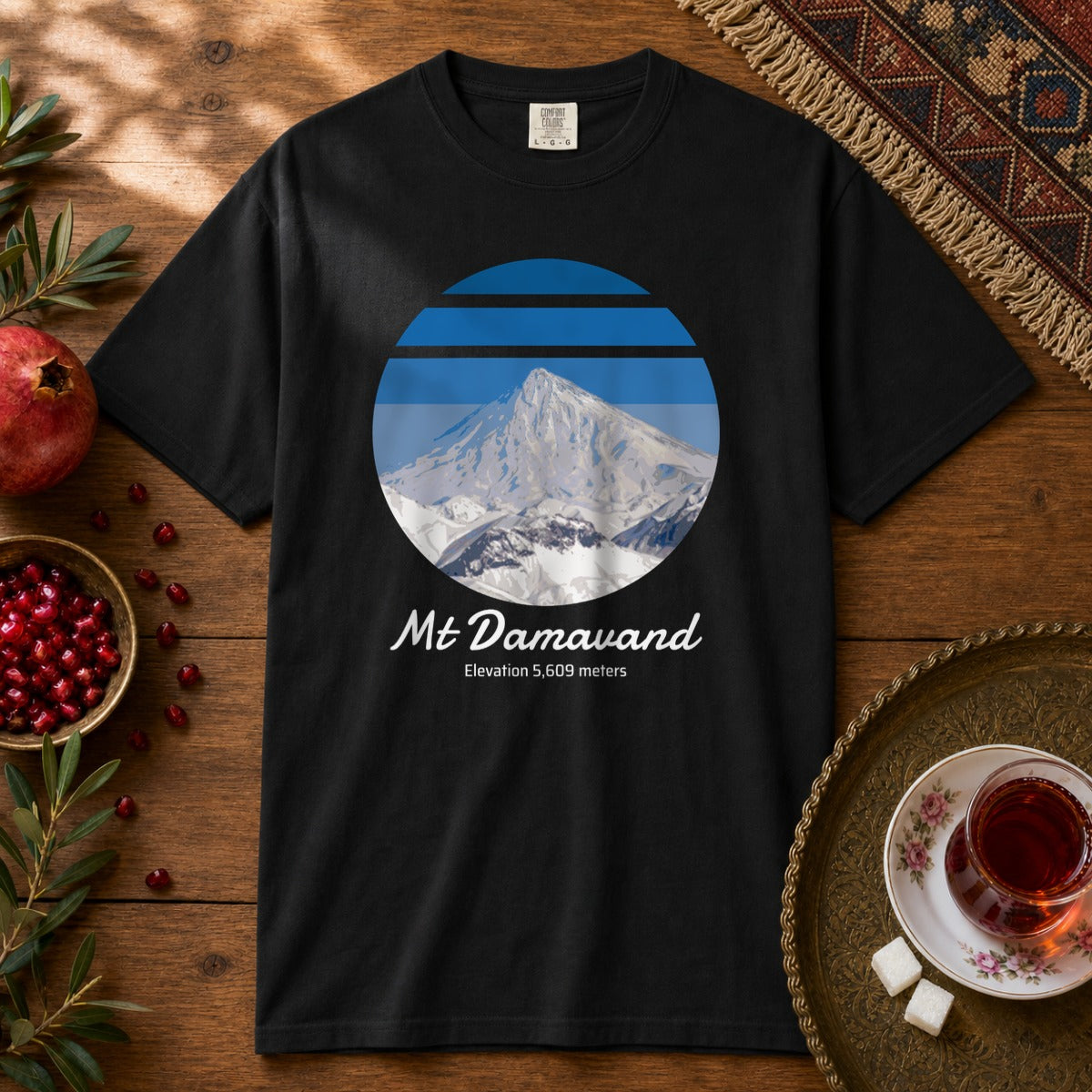 Damavand Premium Tee - Black
