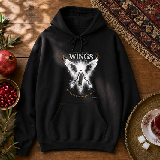 Rumi Wings Hoodie - Black