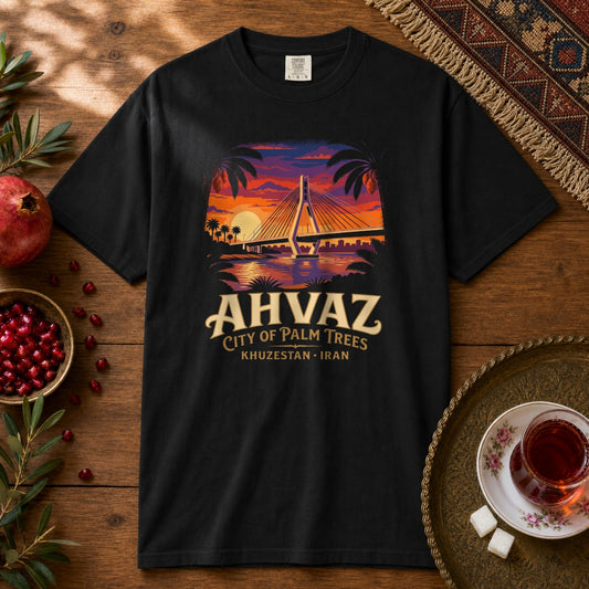 Ahvaz Bridge Premium Tee - Black