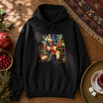 Khayyam on Guitar Hoodie - Black