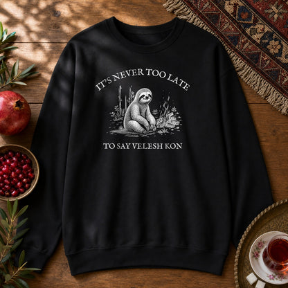 Velesh Kon Sloth Sweatshirt - Black