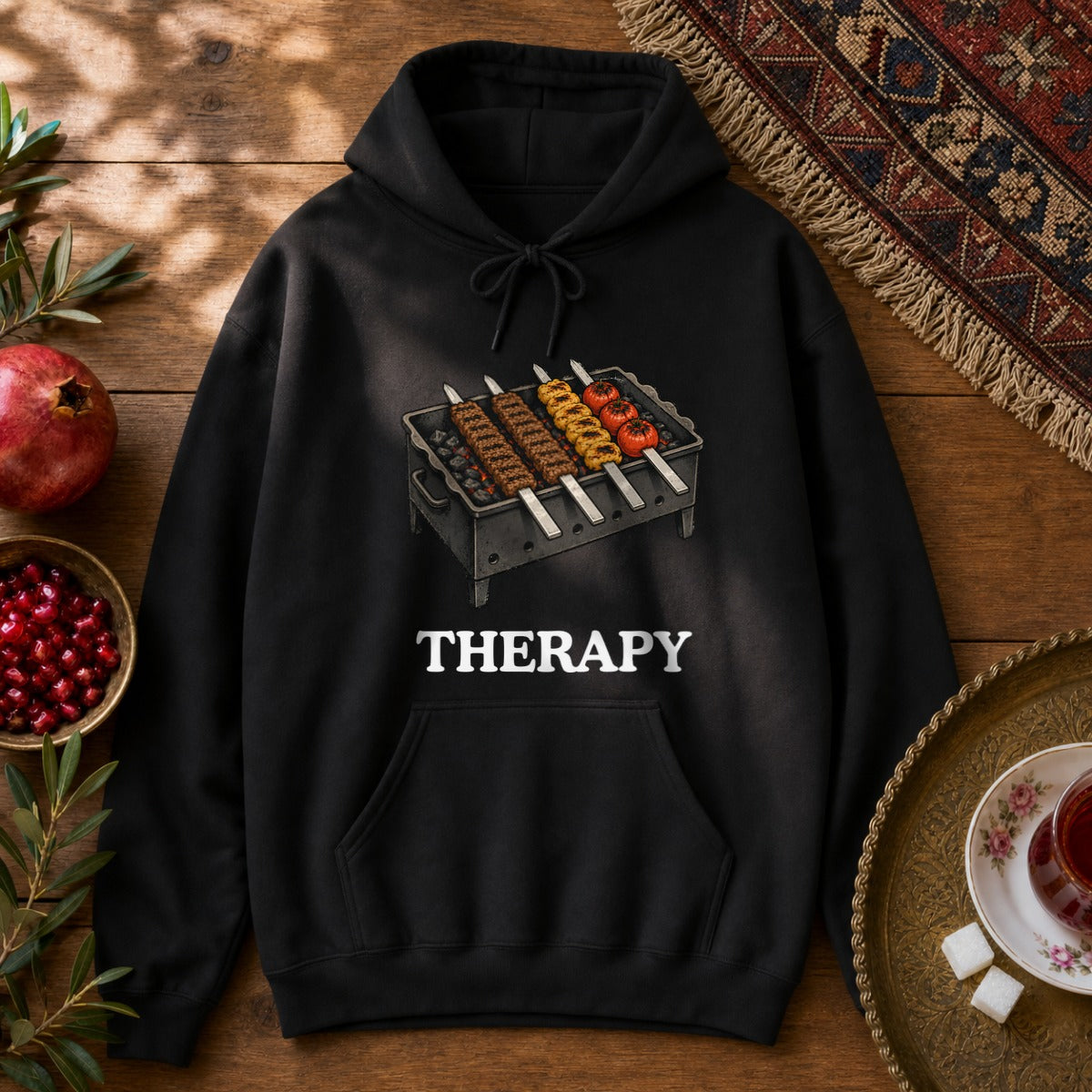Therapy Hoodie - Black