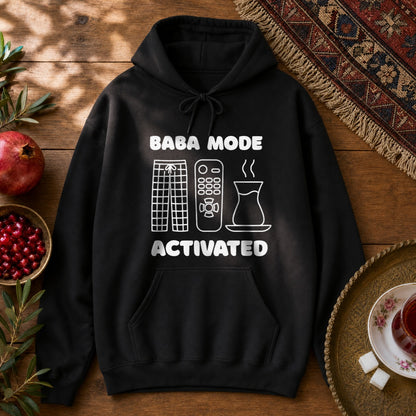 Baba Mode Activated Hoodie - Black