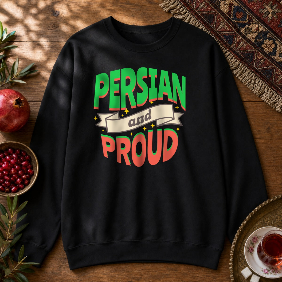 Persian & Proud Sweatshirt - Black