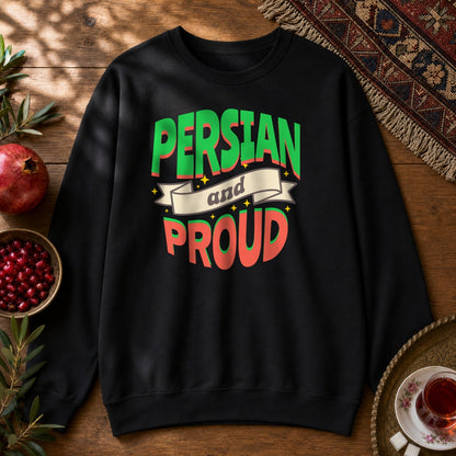 Persian & Proud Sweatshirt - Black