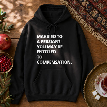 Married to a Persian? Hoodie - Black