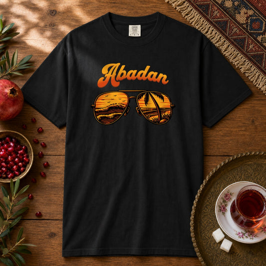 Abadan Sunglasses Premium Tee - Black