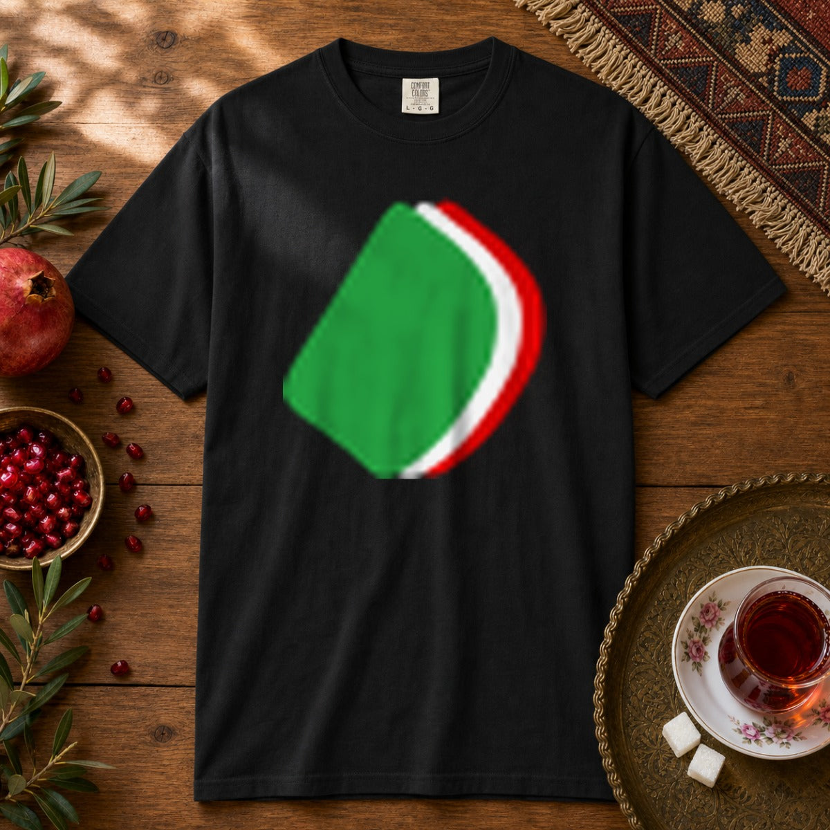 Flag Noqte Premium Tee - Black