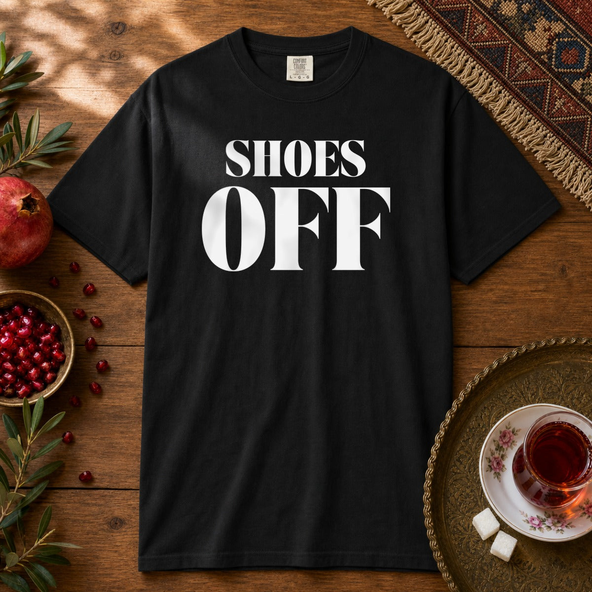 Shoes Off Premium Tee - Black
