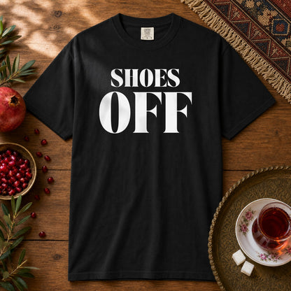 Shoes Off Premium Tee - Black