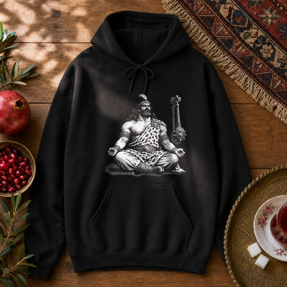 Meditating Rostam Hoodie - Black