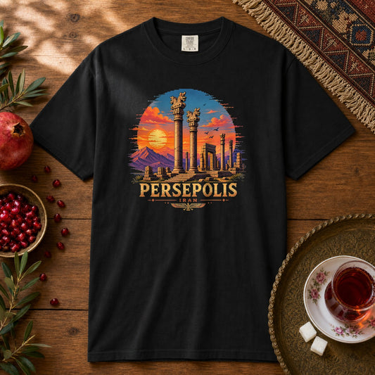 Persepolis - Pixel Art Premium Tee - Black