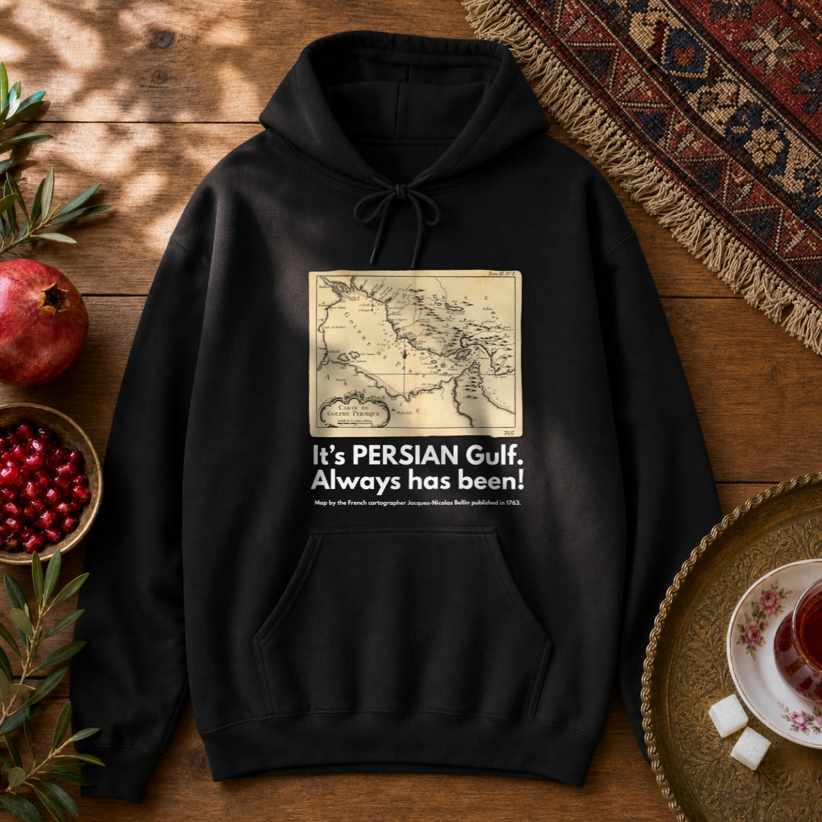 It's PERSIAN Gulf Hoodie - Black