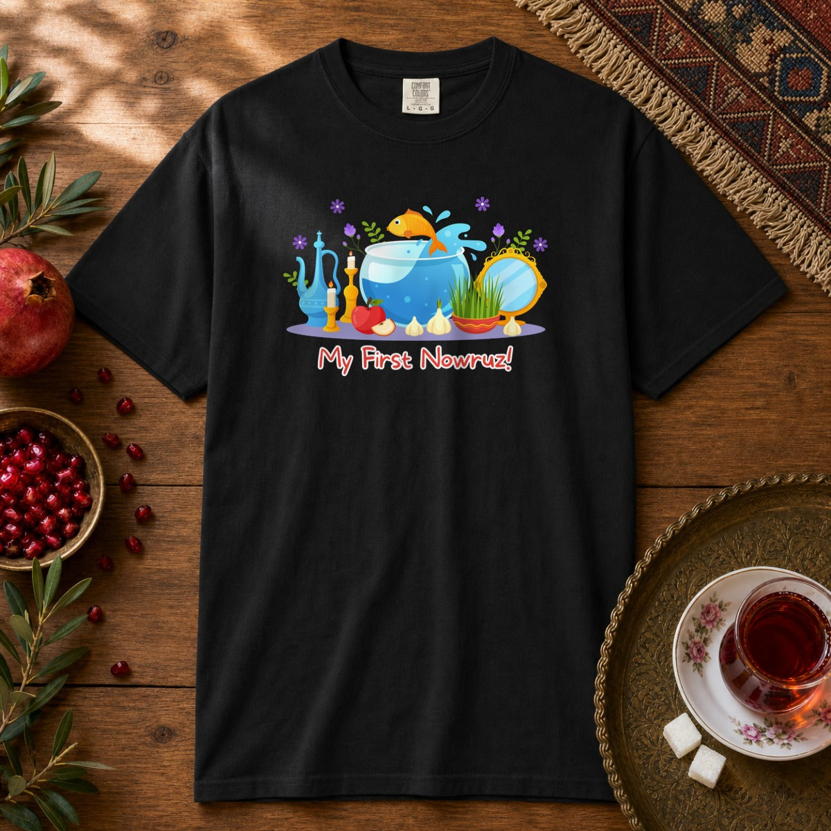 My First Nowruz Premium Tee - Black