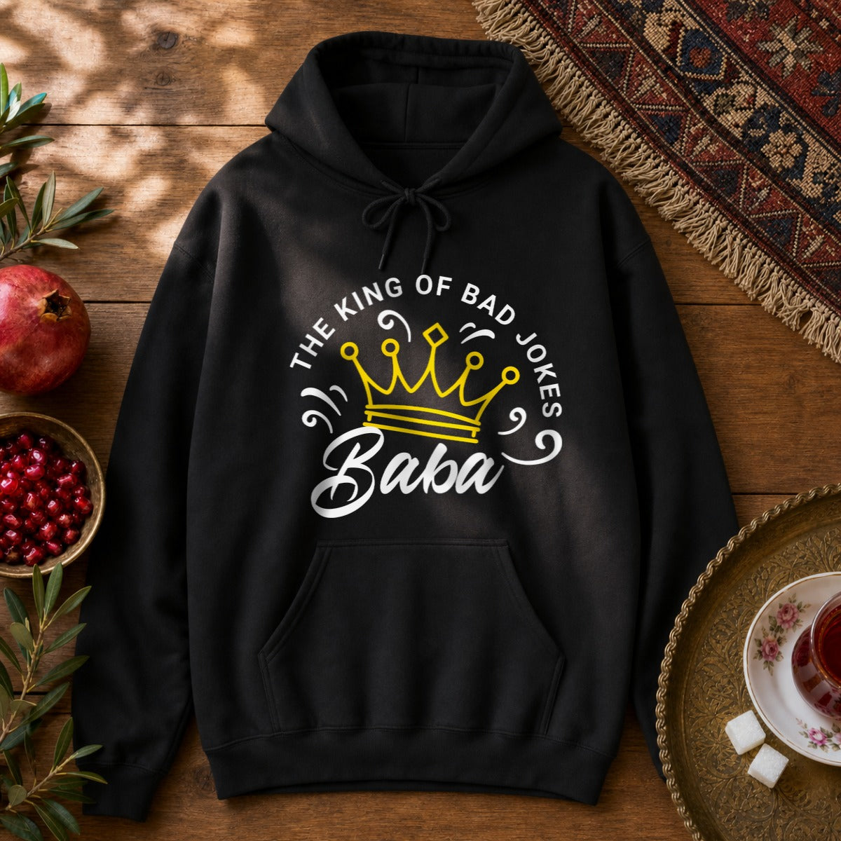 Baba - Bad Jokes King Hoodie - Black