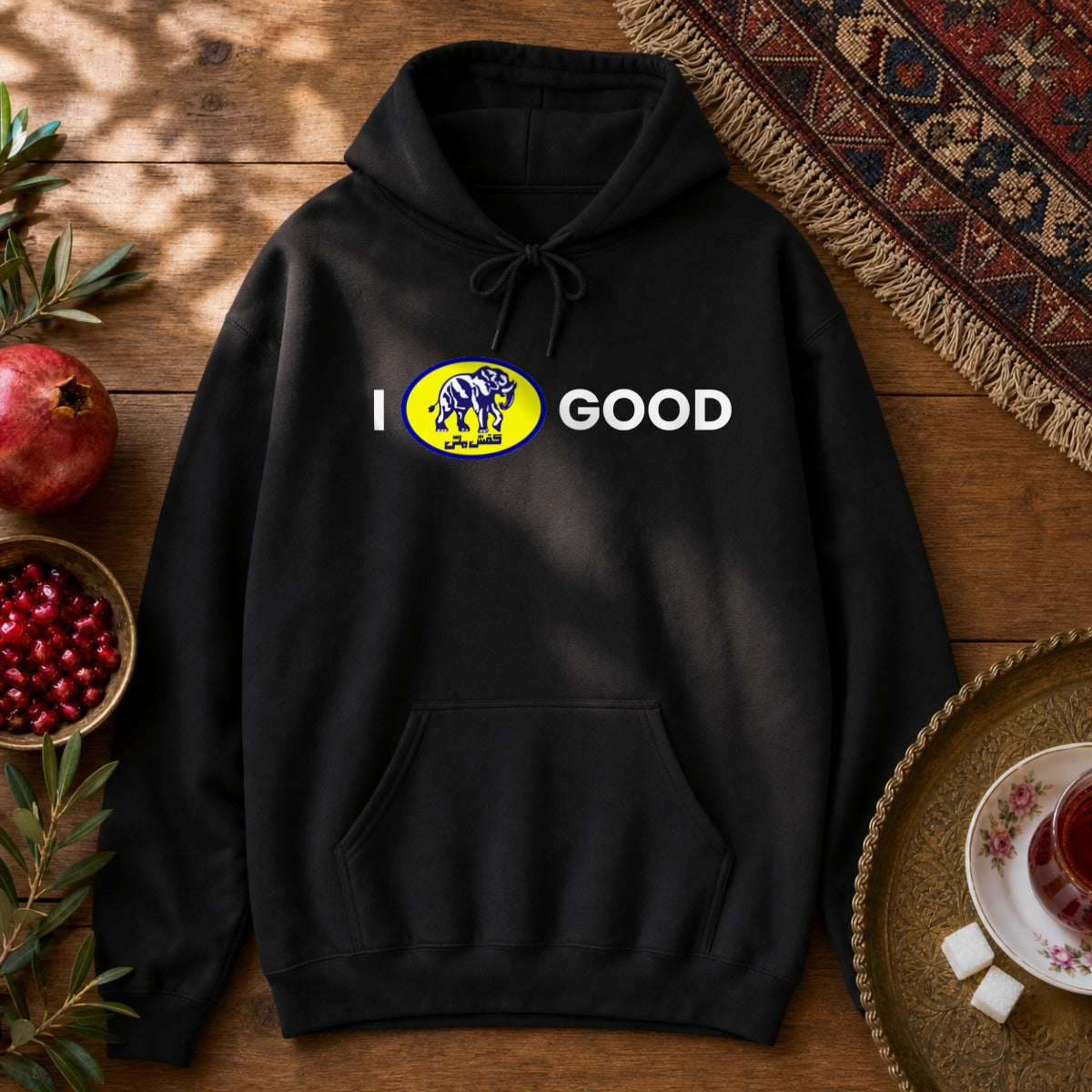 I Feel Good Hoodie - Black