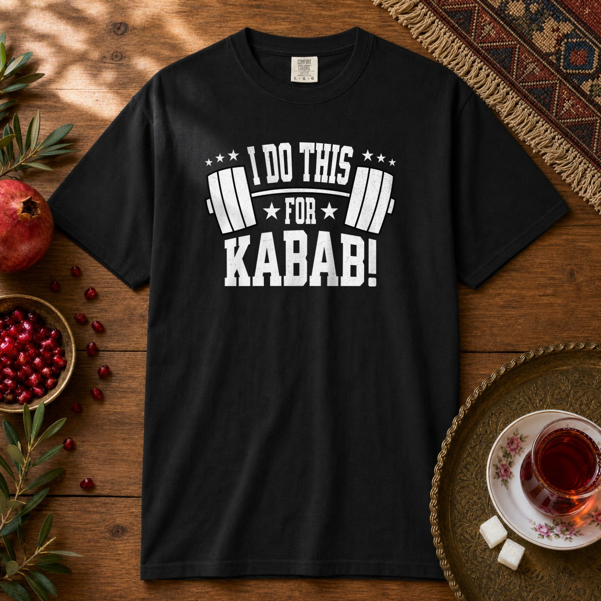 I do this for Kabab! Premium Tee - Black