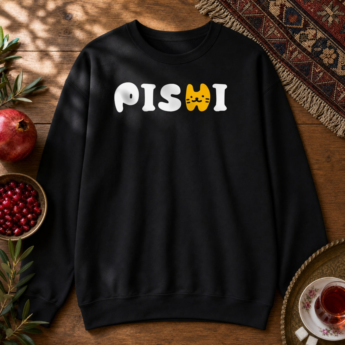 Pishi Type Sweatshirt - Black