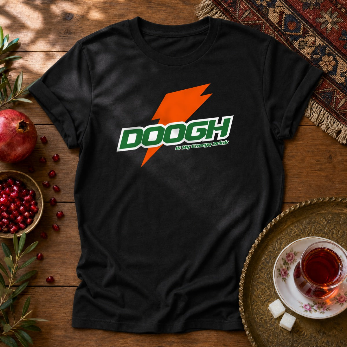 Doogh is My Energy Drink Unisex T-Shirt - Black