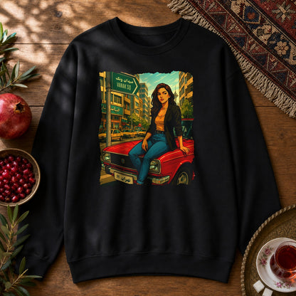 Paykan Girl Sweatshirt - Black