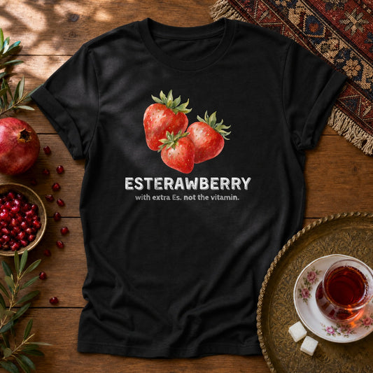 Esterawberry Unisex T-Shirt - Black