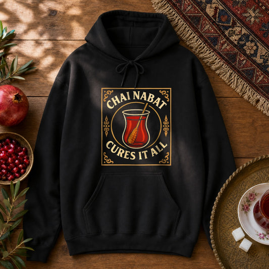 Chai Nabat Cures it All Hoodie - Black