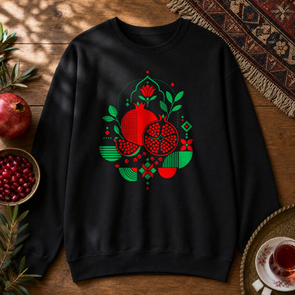 Pomegranate Sweatshirt - Black