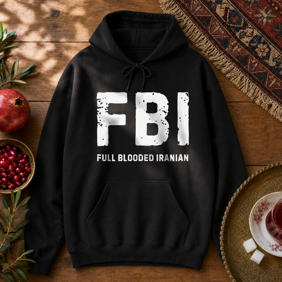 FBI Hoodie - Black