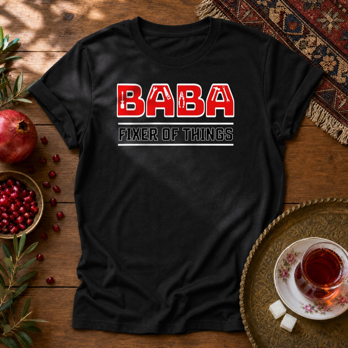 Fixer Baba Unisex T-Shirt - Black