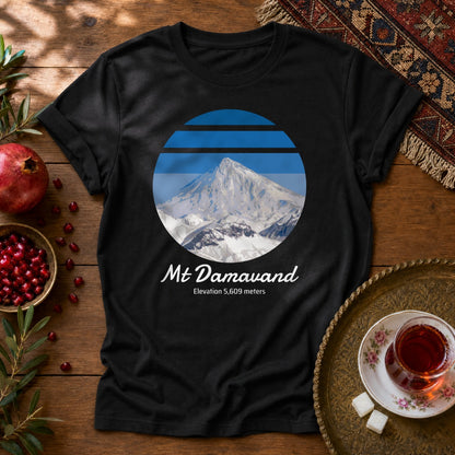 Damavand Unisex T-Shirt - Black