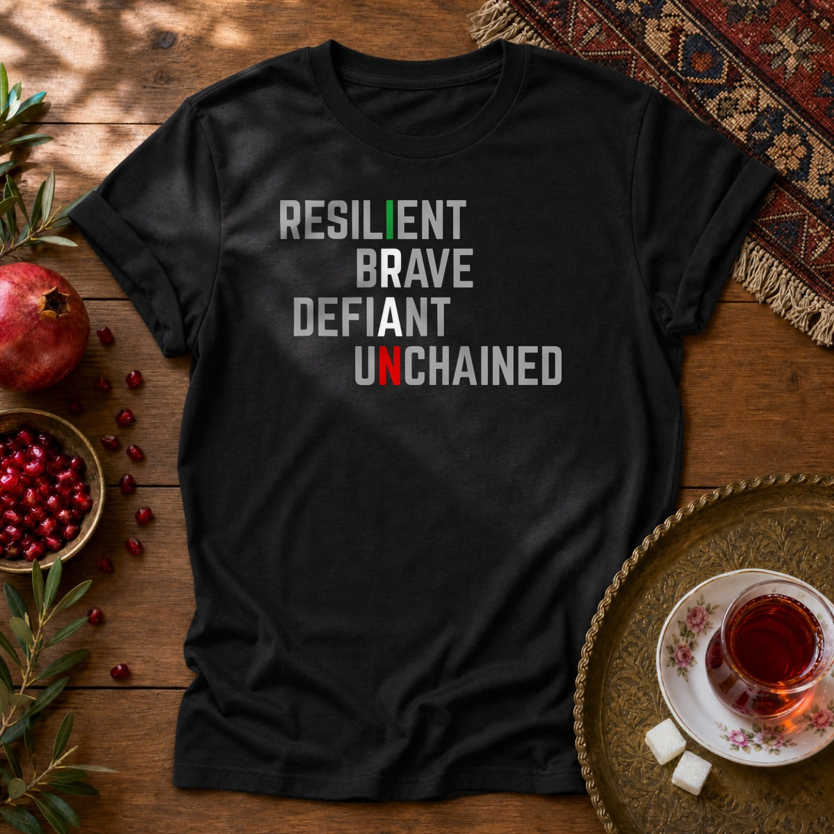 Iran Unchained Unisex T-Shirt - Black