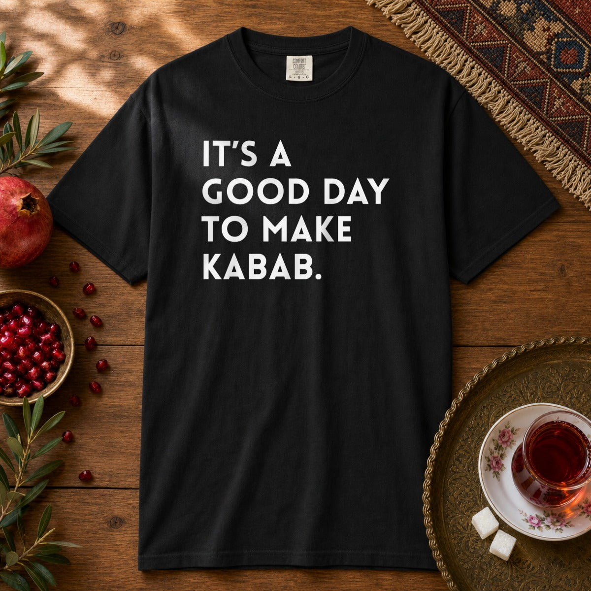 It's a good day to make Kabab. Premium Tee - Black