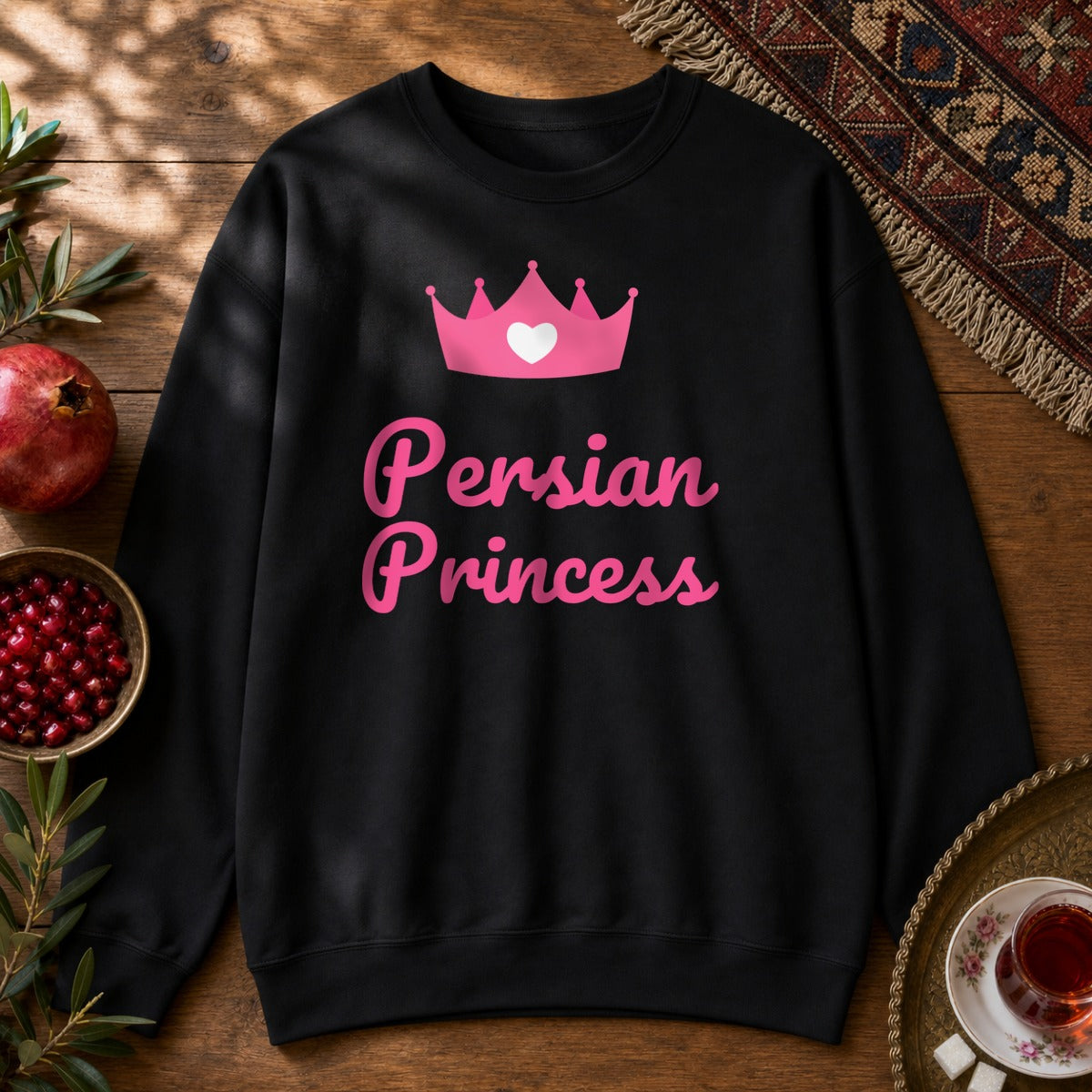 Persian Princess Sweatshirt - Black