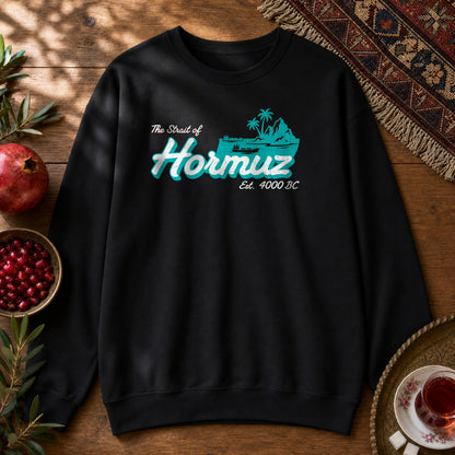 Strait of Hormuz Scene Sweatshirt - Black