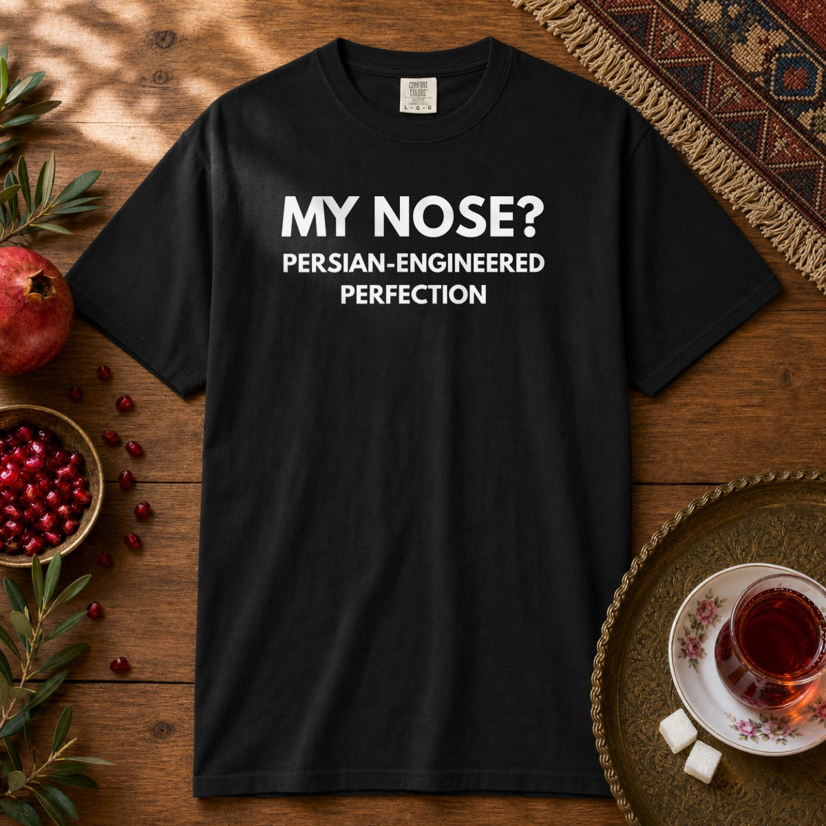 Persian Nose Premium Tee - Black