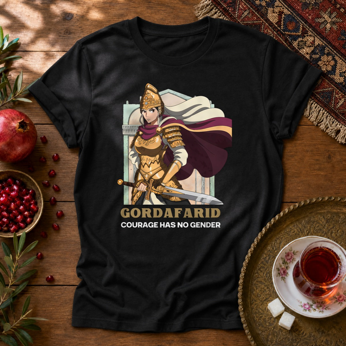 Gordafarid Unisex T-Shirt - Black