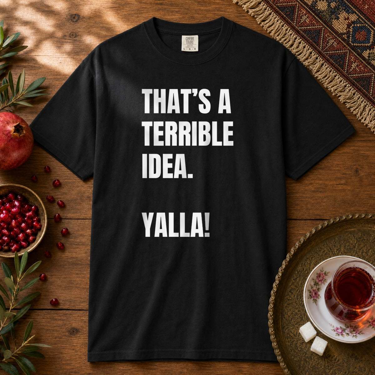 Yalla! Premium Tee - Black