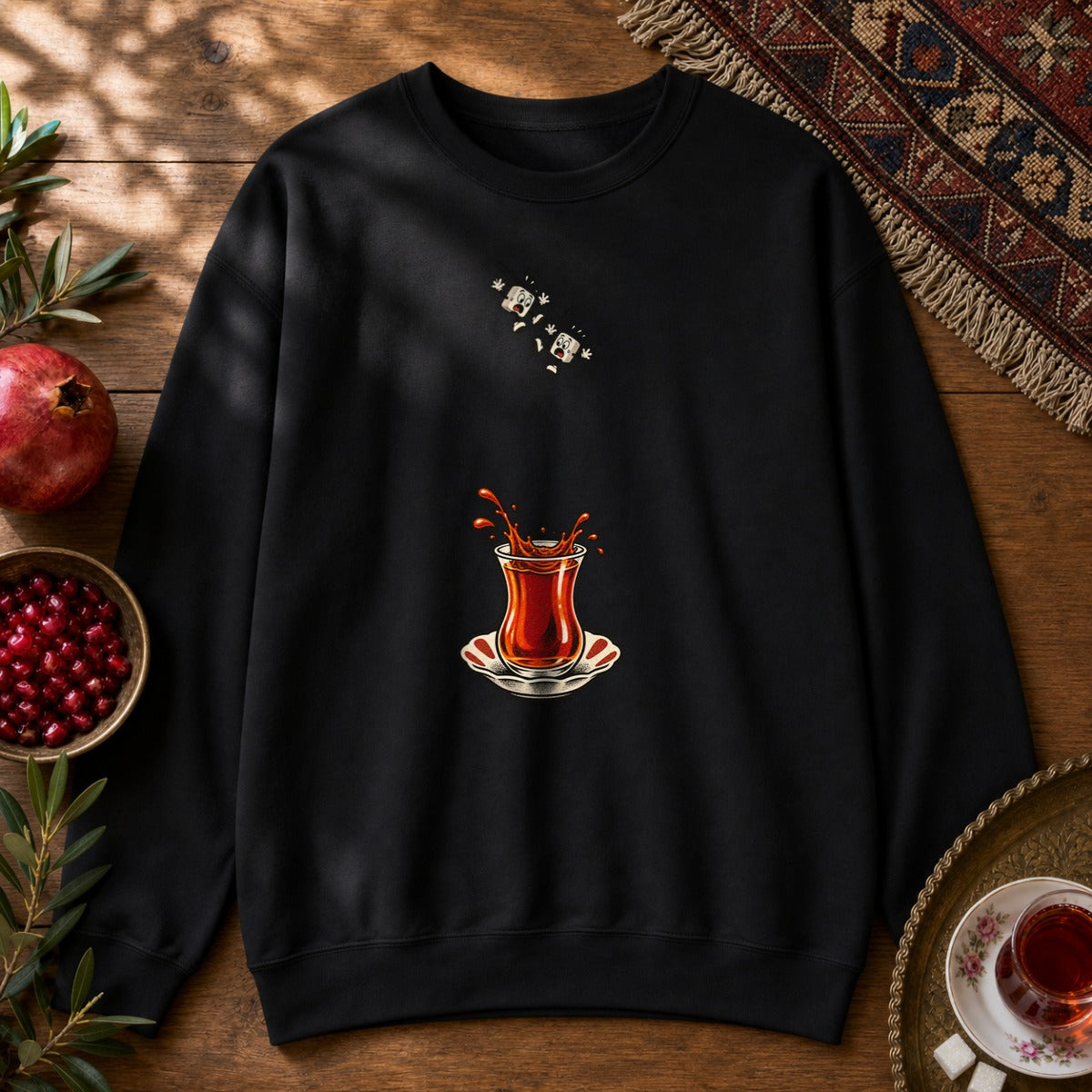 Diving Ghands Sweatshirt - Black