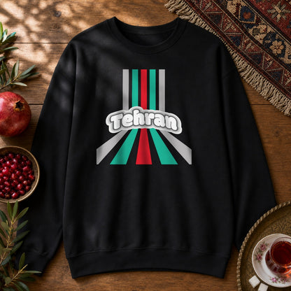 Retro Tehran Sweatshirt - Black
