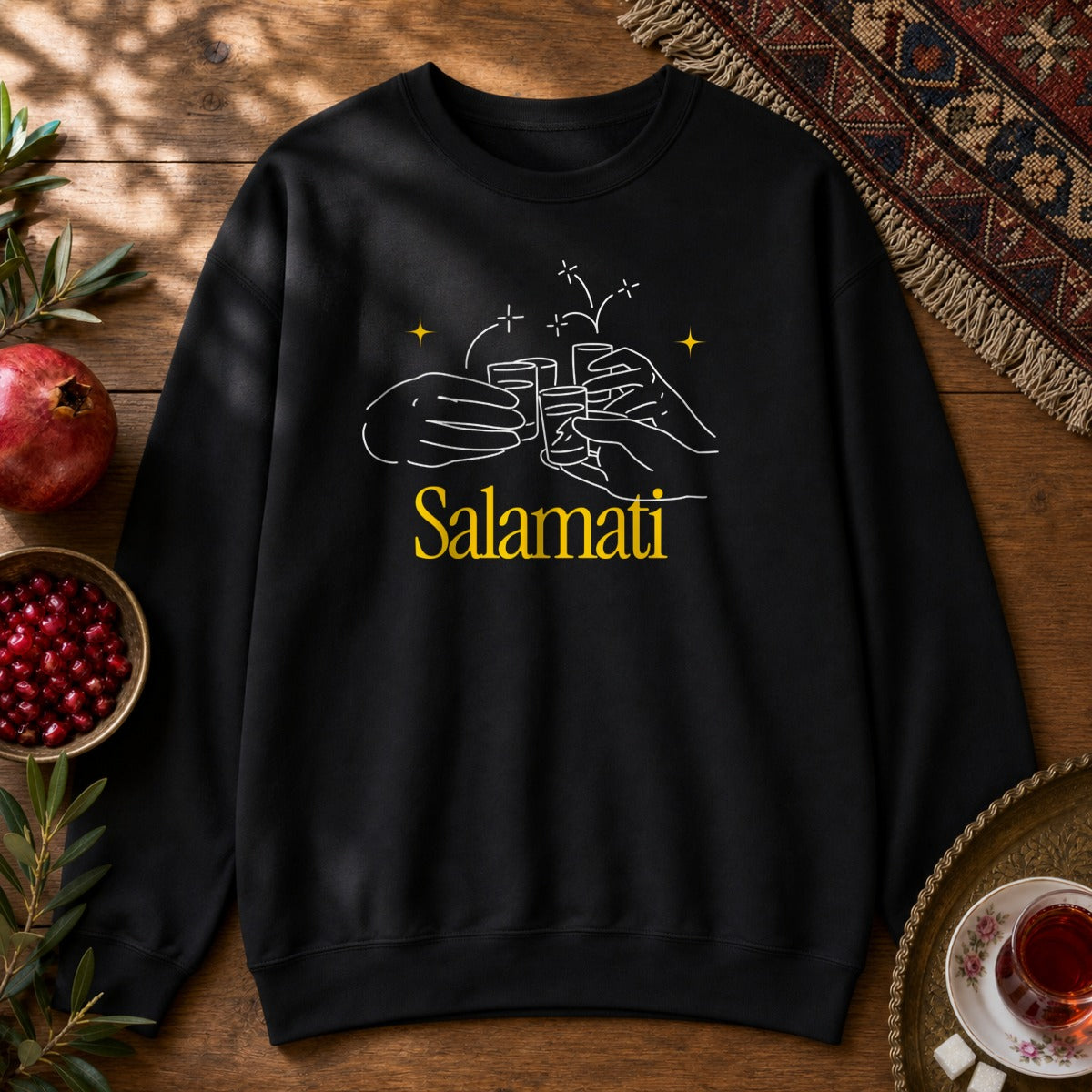 Salamati Shots Sweatshirt - Black