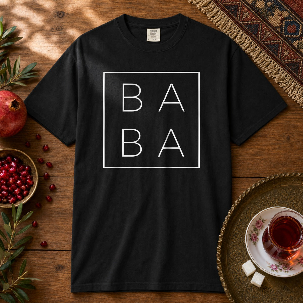 Baba Minimal Premium Tee - Black