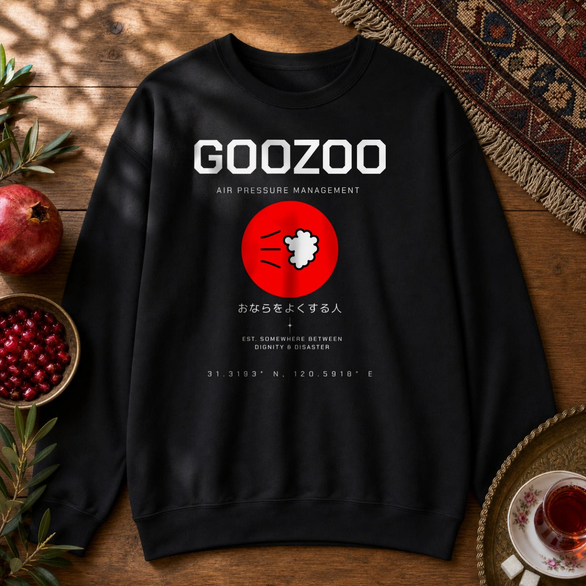 Goozoo Sweatshirt - Black