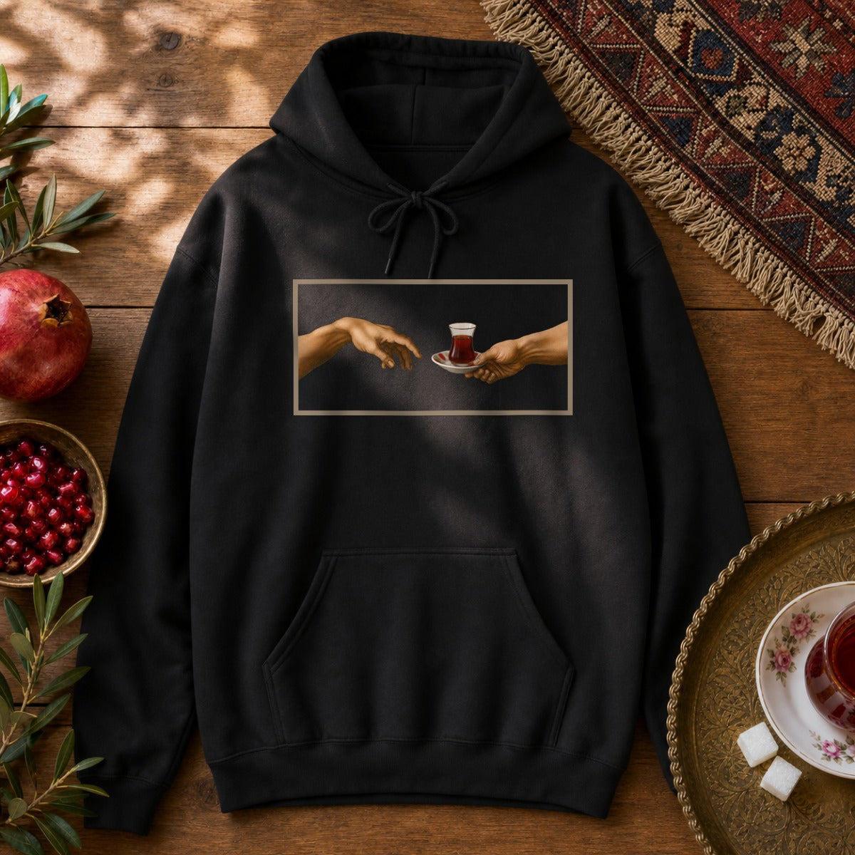 The Creation of Chayee Hoodie - Black