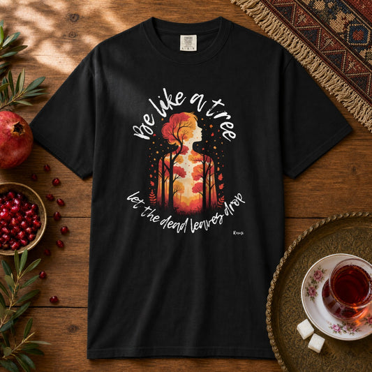 Be Like a Tree - Rumi Premium Tee - Black
