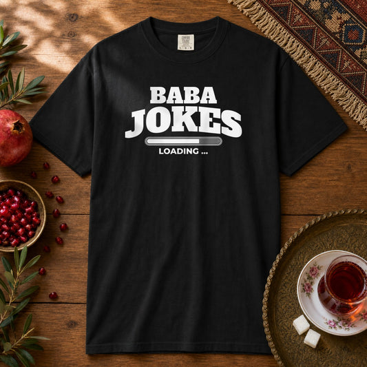 Baba Jokes Loading Premium Tee - Black