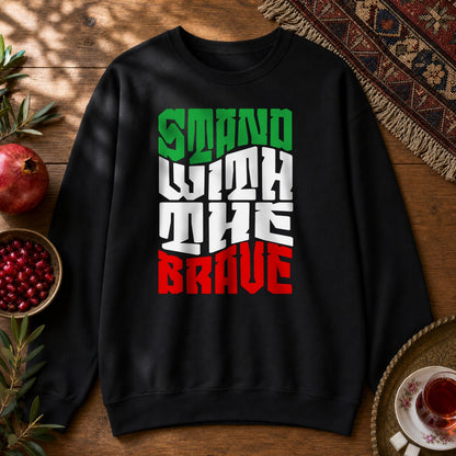 Stand with the Brave Sweatshirt - Black